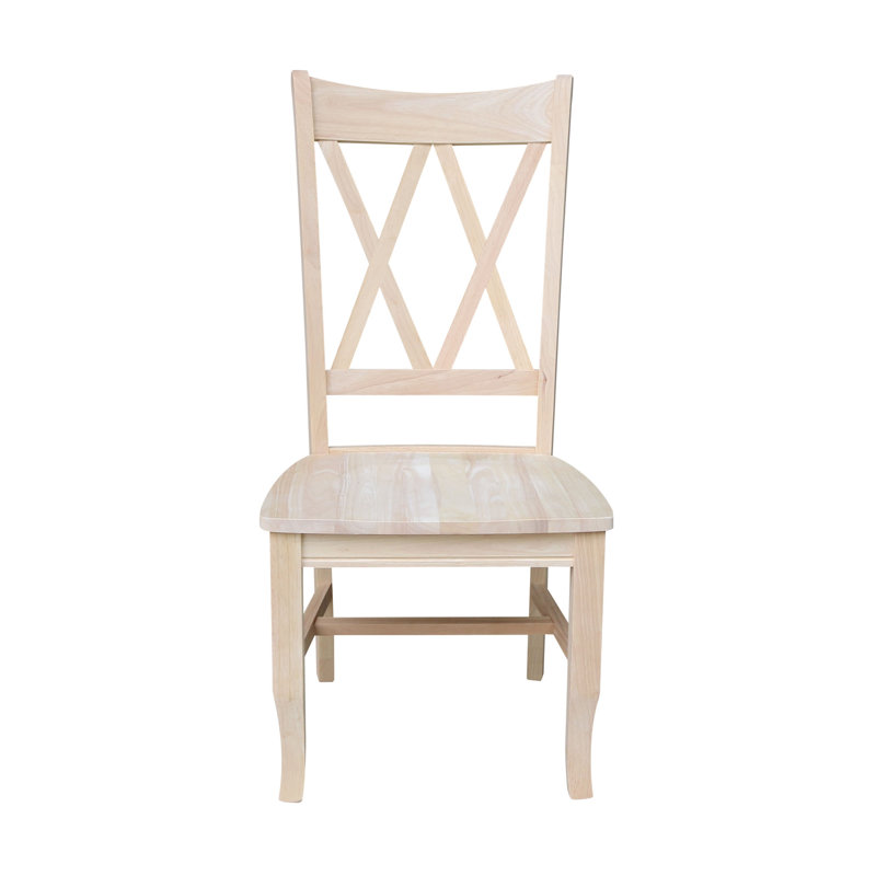 Mistana™ Lynn Solid Wood Cross Back Side Chair And Reviews Wayfair